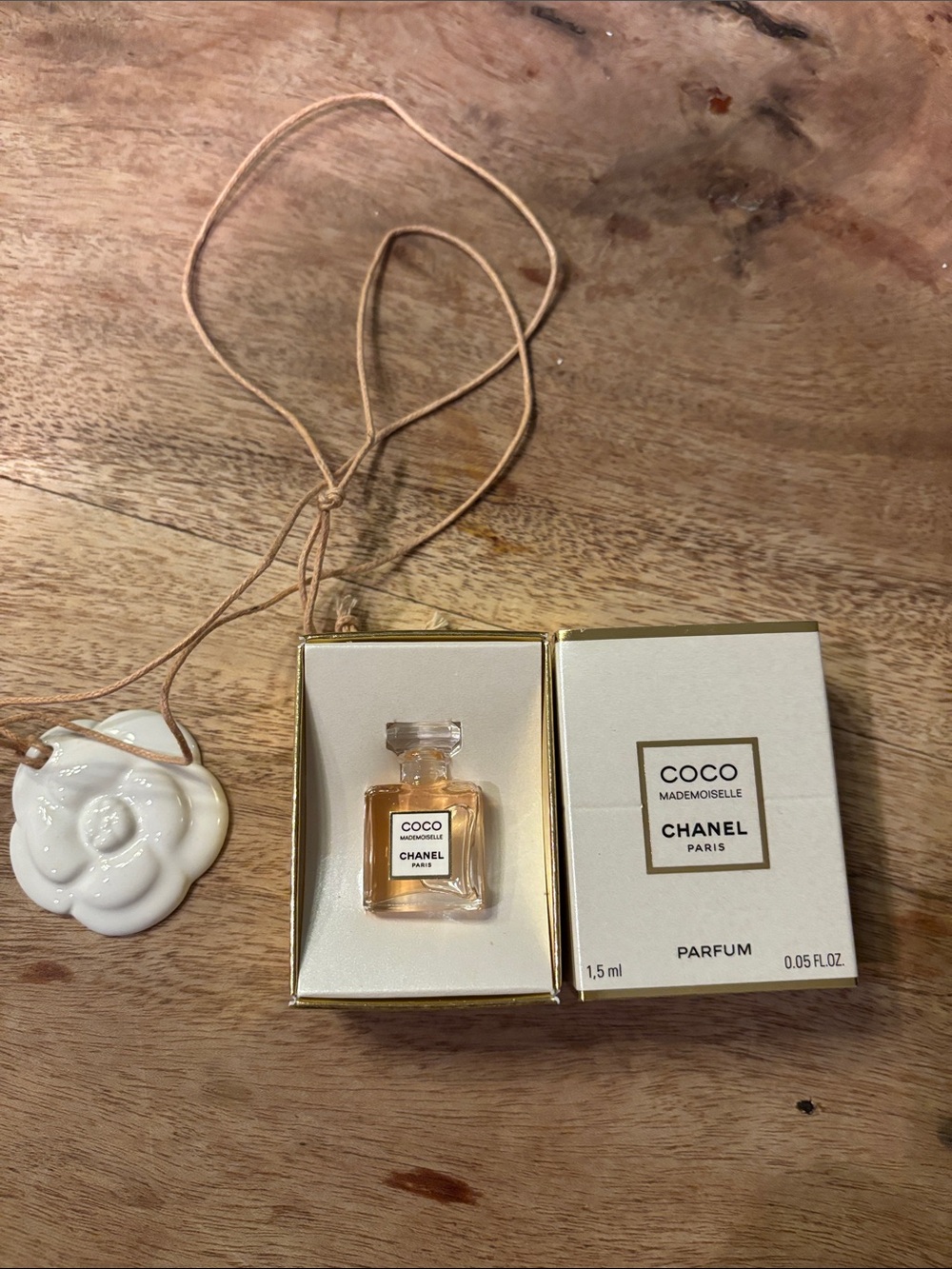 CHANEL Coco Mademoiselle Mini - Gold & Clear Bottle